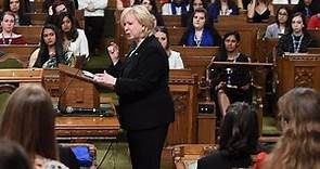 Kim Campbell addresses Parliament on International Women's Day
