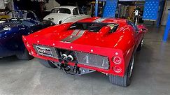 Superformance GT40 MkII cold start with Roush 427R engine