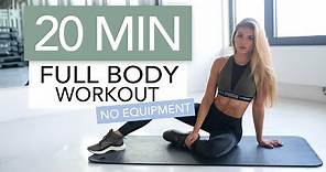 20 MIN FULL BODY WORKOUT // No Equipment | Pamela Reif