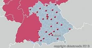 Bayern: Bezirke, Kreise und Städte – Regionen in Deutschland – Bayern