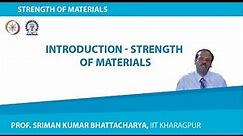 Introduction - Strength of Materials