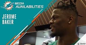 Jerome Baker meets with the media | Miami Dolphins