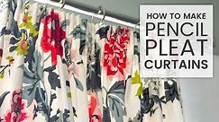 How to Make Pencil Pleat Curtains
