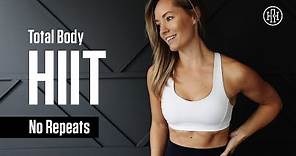 1 Hour // No Repeat HIIT Workout