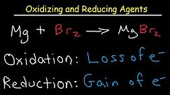 Oxidizing Agents and Reducing Agents