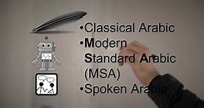 5-Introduction to Arabi -Free Course-Part 5- Classical Arabic-Modern Standard Arabic-Spoken dialects