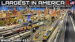 LARGEST family owned O-Gauge train layout in the America!! - Cornerfield Model Railroad Museum