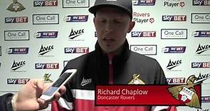 Richard Chaplow post Millwall