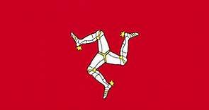 Bandera e Himno de Isla de Man (Reino Unido) - Flag and Anthem of Isle of Man (United Kingdom)