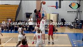 Sebastian Williams-Adams 2025 6'8 St John's School, Texas