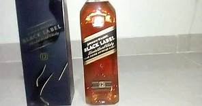 botella Whyskie jhonny Walker etiqueta negra