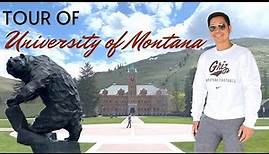 Campus tour of the University of Montana