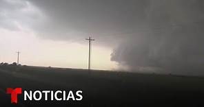 La crónica de un tornado mortal que sorprendió a Texas | Noticias Telemundo