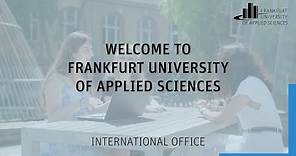 Welcome to Frankfurt University of Applied Sciences | Frankfurt UAS