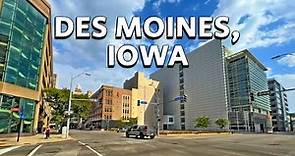 Des Moines, Iowa 🇺🇸 4k Walking Tour and Travel Vlog of Iowa Capital City’s Downtown