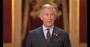 The Prince of Wales delivers the BBC Richard Dimbleby Lecture