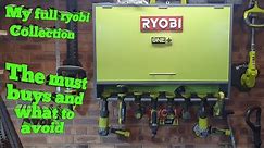 My full ryobi collection. the must buys and what to avoid
