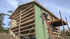 PermaBilt® Pole Building Two Story Metal Garage - Freeland, WA