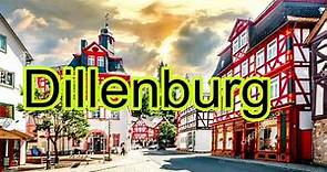 Dillenburg Germany 🇩🇪 Walking Tour, 4K Video