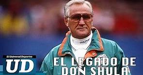 Don Shula, el fue la leyenda de los Miami Dolphins