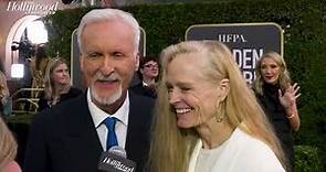 James Cameron & Suzy Amis On Global Success of 'Avatar: The Way Of Water' | Golden Globes 2023