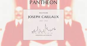 Joseph Caillaux Biography - French politician