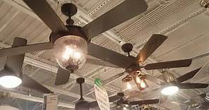 Video Tour of Menards Ceiling Fan & Lighting Department, including Showroom Special order