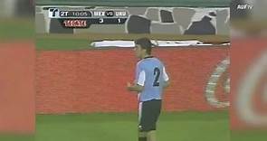 Debut de Diego Godín en la selección mayor de Uruguay
