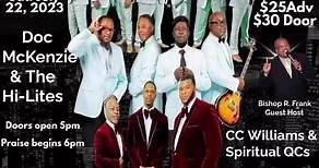 July 22 and 23 follow Doc McKenzie and The Hi-Lites as we travel to Baton Rouge Louisiana, and Forrest City Arkansas. We will see you there! | Doc Mckenzie And The Hi-Lites
