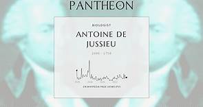 Antoine de Jussieu Biography - French botanist (1686–1758)