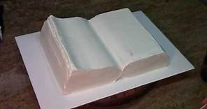 How To Make A Book Cake / Cake Decorating