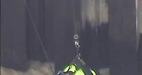 El dramático rescate en helicóptero de un hombre en el río Los Ángeles, en California