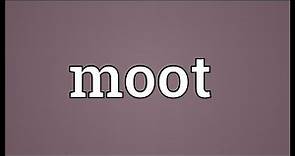 Moot Meaning