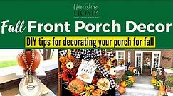 How to Decorate a PORCH FALL DECOR DECORATE WITH ME 2020-Decorate your front porch - CRAFT with Me!