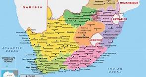 South Africa Map | HD Political Map of South Africa