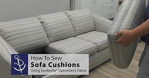 How To Sew Sofa Cushions