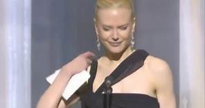 Nicole Kidman winning Best Actress | 75th Oscars (2003)