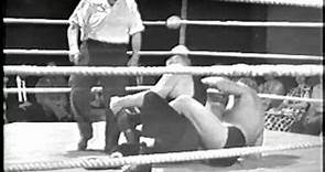 Hurricane Smith V Billy Red Lyons Golden Age Wrestling 1960s