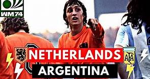 Netherlands vs Argentina 4-0 All Goals & Highlights ( 1974 World Cup )