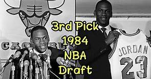 Michael Jordan 3rd pick NBA draft 1984
