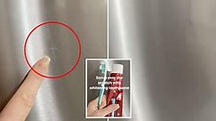 Remove scratches from your stainless steel fridge, oven & microwave instantly