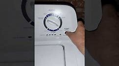 Need Help! Amana washing machine self-test codes.