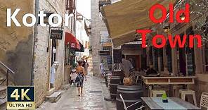 Kotor Montenegro 🇲🇪 4K Old Town Walking Tour