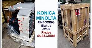 KONICA MINOLTA bizhub c250i/c300i/c360i Unboxing and Installation / KONICA MINOLTA unboxing