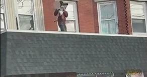 Video shows Samaritan rescuing toddler from roof in Woonsocket, RI #shorts