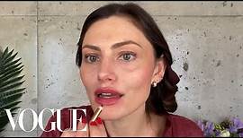 Phoebe Tonkin's Guide to Heatless Curls and Red Lipstick | Beauty Secrets | Vogue