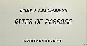 Van Gennep's Stages of Rites of Passage