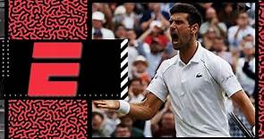 Novak Djokovic advances to the Wimbledon final with straight-sets win | 2021 Wimbledon Highlights