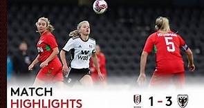 Fulham Women 1-3 AFC Wimbledon Women | Capital Cup | Historic Day At Craven Cottage