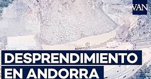Un desprendimiento corta el principal acceso a Andorra por Catalunya